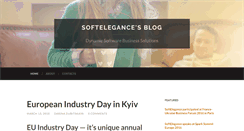 Desktop Screenshot of blog.softelegance.com