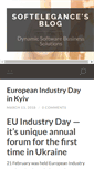 Mobile Screenshot of blog.softelegance.com